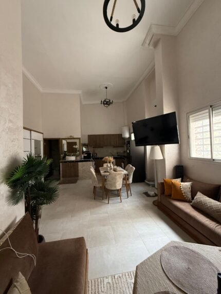 Charming 58m² Apartment for Sale in Jardin Chrifia – Quiet Area Near Pâtisserie Ghaza